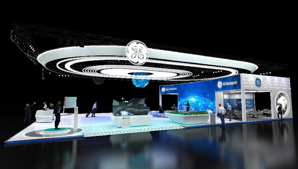 通用電氣-進(jìn)博會展臺設(shè)計(jì)