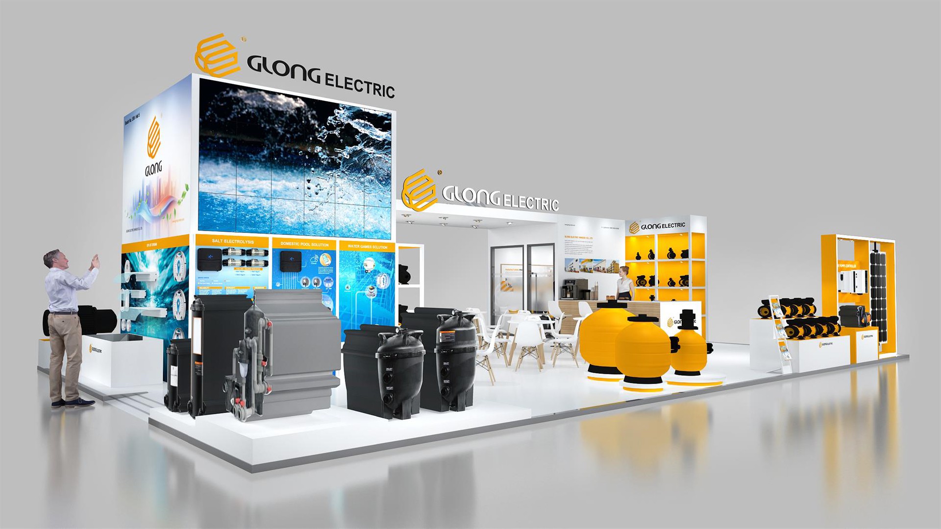 巨龍電機-法國展臺設計搭建